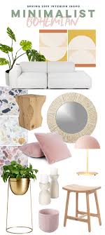 Boho chic is actually much easier to execute than a really great minimalist interior. Minimalist Bohemian Interior Design Inspiration Visual Heart Creative Studio