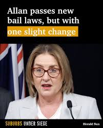 The Allan government's new bail laws have passed parliament, but the  opposition has squeezed out one change. And Victorians still face months  waiting for the tougher laws to come into effect >