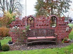 Mauer Aus Alten Ziegelsteinen Dsc02754 1 Jpg Steinmauer Garten Gartenmauern Garten