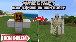 How To Make An Iron Golem In Minecraft 1 17 Youtube