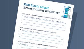 Real estate is a crowded field. 2021 S Top 20 Real Estate Slogans Worksheet Rentspree Inc