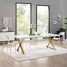 With its clean lines and distinguished look, sector was designed to rest at the forefront of many worthwhile endeavors. Sector Dining Table Contemporary Modern Furniture Modway
