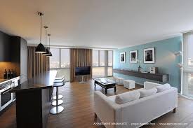 Minimalist Living Area With Light Wooden Floor Open To The Kitchen In Domozoom Com Piece A Vivre Spacieuce Ave Avec Images Appartement Minimaliste Minimaliste Idee Salon