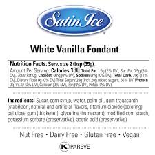 Satin Ice Rolled Fondant Icing White 5 Pounds