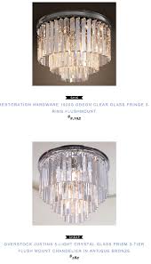 Rh members enjoy 25% savings and complimentary design services. Restoration Hardware 1920s Odeon Clear Glass Fringe 3 Ring Flushmount Copycatchic Restoration Hardware Lighting Restoration Hardware Restoration Hardware Bathroom