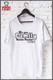 Add pictures or artwork, words and even team names and numbers. We Are Family Family Reunion Design Idea From Www Designashirt Com Family Reunion Shirts Reunion Shirts Shirt Designs