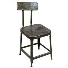 With a powder coated frame finish and a fully welded frame, this chair is sure to withstand years of heavy usage in any high traffic commercial environment. Chair Vintage Metal Industrial Chair Propnspoon