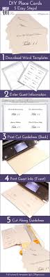 The most formal and traditional way to word the guests' names on place cards is to list title, first name and last name. Flat Place Cards In 5 Easy Steps Free Place Card Template Wedding Place Card Templates Wedding Place Cards Place Card Template