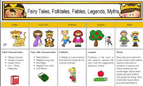 folk tales fables legends myths and fairy tales