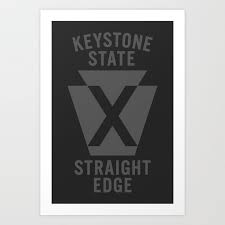 Check spelling or type a new query. Keystone State Straight Edge Art Print By Fenstermakerill Society6