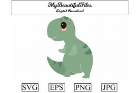 Download Dinosaur Trex Clipart Design Graphic By Mybeautifulfiles Creative Fabrica PSD Mockup Templates