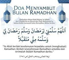Puasa qada merupakan pengganti jika seseorang berhalangan atau tidak bisa berpuasa selama bulan ramadan. Doa Menyambut Bulan Ramadhan