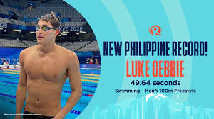Filipino swimmer luke gebbie finished first in heat 5 in the men's 50m freestyle event of the 2020 tokyo olympics but fell short of qualification to the semifinals after the event's heats on friday. 2t3ux Iif1yyvm