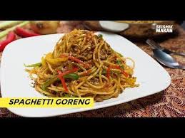 Resepi Spaghetti Goreng Fried Spaghetti Recipe Seismik Makan Youtube Resep Spageti Resep Masakan Resep Makanan