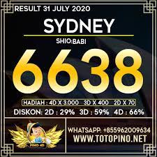 Hasil Result Sydney Pools 31 July 2020 Lottery Tips Sydney Lottery