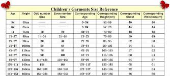 kids size chart us kids