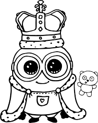 Minion King Coloring Pages For Kids K5 Worksheets Minion Coloring Pages Minions Coloring Pages Halloween Coloring Pages