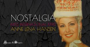 Nostalgia: Miss International 1995 Anne Lena Hansen
