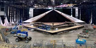 All of the halls in the venue will be put into use for the contest. The Eurovision 2019 Stage Is Taking Shape