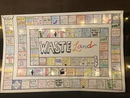 Drinking Board Game Waste Land Etsy In 2020 Drinking Board Games Fun Drinking Games Drinking Card Games