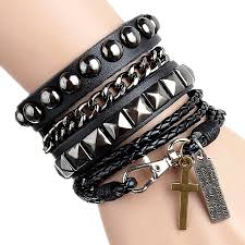 You never know what you will find at any thrift store. Non Mainstream Punk Rock Chain Rivet Cross Multi Layer Leather Bracelet Cross Border E Commerce Sales Combination Bracelet Buy Multi Layer Bracelet Leather Leather Bracelets Diy Leather Bracelet Kit Hot Sale Leather Bracelets For Men Product On