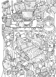Solar system doodle art colouring poster. Doodles In Outer Space Space Coloring Pages Doodle Coloring Coloring Books