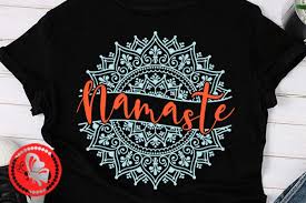 Available in png and vector. Namaste Yoga Mandala Svg Monogram Lotus Flower Zentangle Art 534432 Cut Files Design Bundles