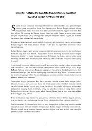 Dan pada kesempatan kali ini kita berikan 100 kalimat bahasa inggris yang disertai terjemahannya untuk. Pdf Sebuah Panduan Bagaimana Menulis Kalimat Bahasa Inggris Yang Efektif Muba Mnj Academia Edu