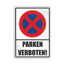 Das halten und parken auf gehwegen ist grundsätzlich verboten, soweit es nicht durch verkehrszeichen oder durch parkflächenmarkierungen ausdrücklich erlaubt ist. Parkplatzschild Alu Verbund Kein Pvc Kiwistar Parken Verboten 42 X 30cm Merchandiseprodukte Auto Motorrad Alphabetville Org