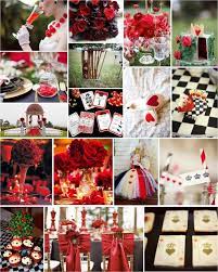 Themed Thursday Queen Of Hearts Wedding Heart Themed Wedding Alice In Wonderland Wedding Alice In Wonderland Birthday