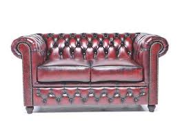 Subito a casa e in tutta sicurezza con ebay! The Chesterfield Brand Divano Chester Brighton Rosso Antico 2 Posti Pelle Vera Fatto A Mano