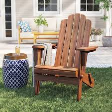 Imane Solid Wood Folding Adirondack Chair Folding Adirondack Chairs Wood Adirondack Chairs Adirondack Chair