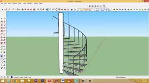 Namun ternyata ada cara agar. Cara Membuat Tangga Putar Dengan Sketchup Youtube