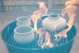 Pit Firing Using A Good Old Fashioned Charcoal Grill Pottery Kiln Diy Pottery Ceramic Arts Daily