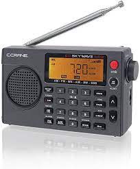 Amazon Com C Crane Cc Skywave Ssb Am Fm Shortwave Noaa Weather Alert Scannable Vhf Aviation Band And Single Side Bands Short Waves Radio Weather Alerts