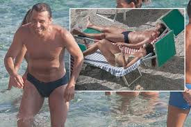 (video) antonio conte celebrations as italy beat spain top jose mourinho's famous 2004 festivities. Antonio Conte On A Beach With Wife Elisabetta Muscarello In Savona Mirror Online
