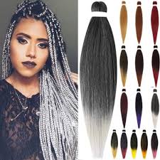 Braids (also referred to as plaits) are a complex hairstyle formed by interlacing three or more strands of hair. Crochet Braids Ombre Hair Pre Stretched Ez Braid Synthetic Hair Extensions 20inch Buy At A Low Prices On Joom E Commerce Platform