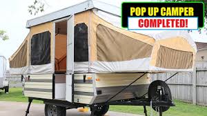 Jayco pop up camper cover. How To Rebuild Jayco Pop Up Camper Completed Tent Trailer Finished Pt 27 Youtube
