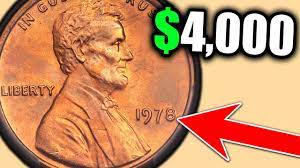 Which old pennies are the most valuable? 4 000 Penny From 1978 Error Pennies That Are Worth Money Youtube