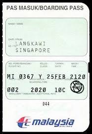 Google mobile boarding pass (for flights departing singapore only) prepare any travel documents you'll need, pack your bags and get outta here! Malaysian Airlines Boarding Pass