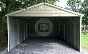 Buy your steel carport with easy customization options, great prices and quick delivery. 18x30 Three Sided Carport Enclosed Metal Carport Price