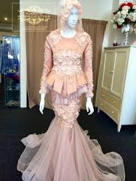 Kilauan veil pengantin terkini mybaju blog. 20 Inspirasi Baju Pengantin Songket Peplum Lamaz Morradean