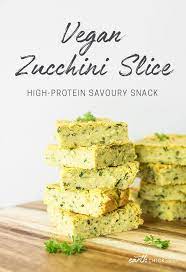 Vegan Zucchini Slice Recipe Recipe Slices Recipes Vegan Zucchini Recipes Vegan Zucchini