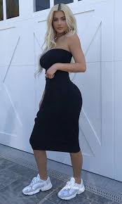 Stepping Out Of Line Black Strapless Bodycon Midi Dress 5 Colors Available Midi Dress Bodycon Dress And Sneakers Outfit Tube Dress Outfit