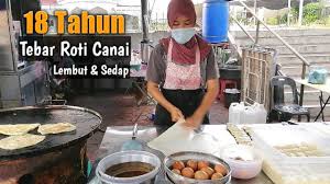 Saiz roti, ikut kepakaran korang tebar. Anak M Nasir Mewarisi Kemahiran Tebar Roti Canai Malaysian Street Food Invidious