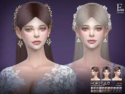 S Club S Sclub Ts4 Hair Mori N49b Womens Hairstyles Sims Hair Sims 4