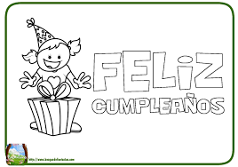 Tarjetas De Cumpleaños Para Colorear