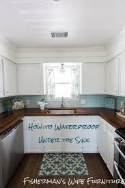 waterproofing under the sink