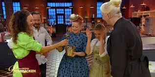 Wer backt sich zum sieg? Das Grosse Promibacken Sat 1 Evi Siegt Und Zerstort Pokal Mopo De