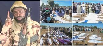 Shekau's death definitively, and he has been falsely reported as dead before — by some counts. Boko Haram Leader Abubakar Shekau Reveals Why They Killed 43 Rice Farmers In Borno Kanyi Daily News